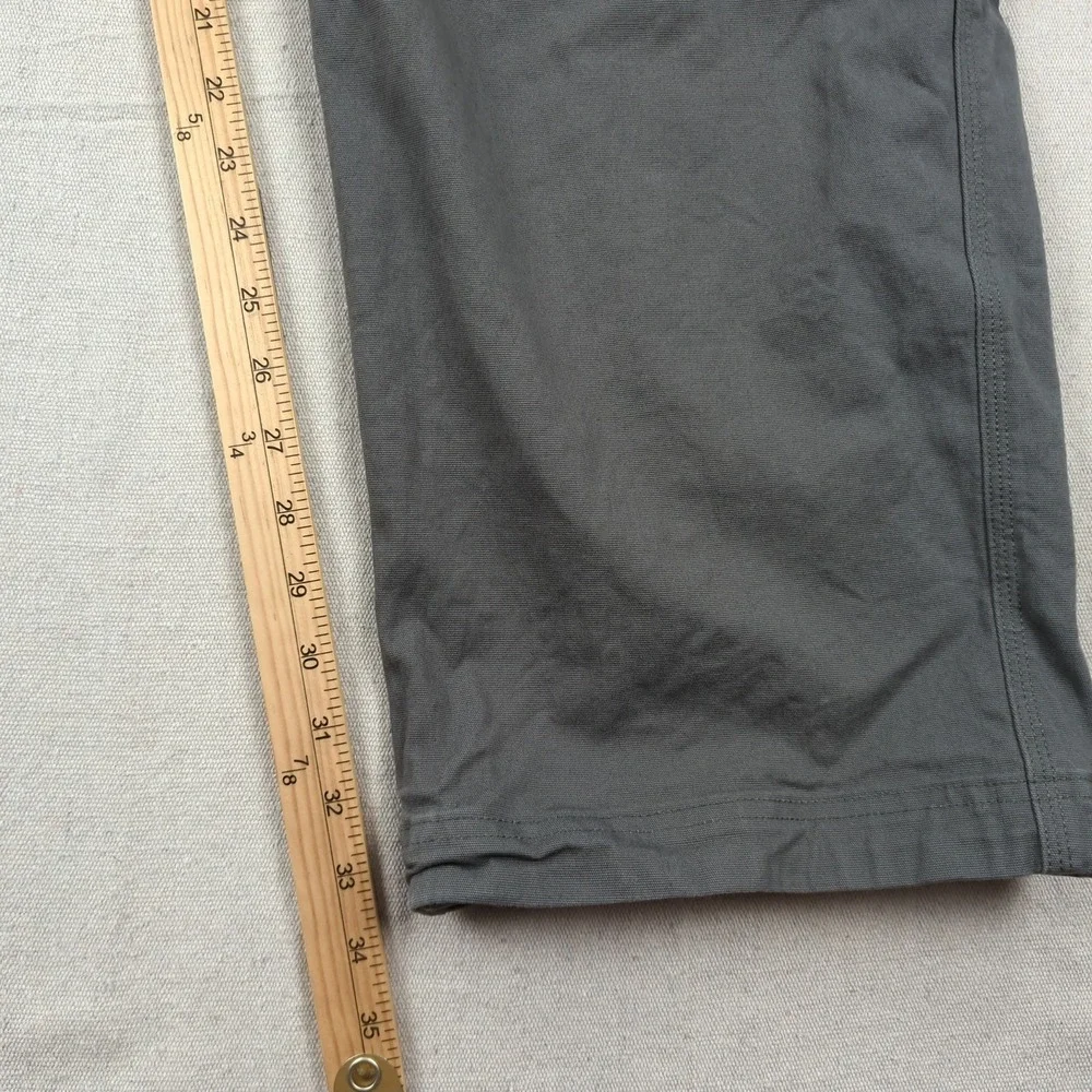 Duluth Trading Pants Mens 48x34 Khaki Flex Fire Hose Cargo Relaxed Utility